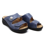 Solidus slipper blauw 21104  H